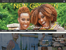 Tablet Screenshot of newgrowthhair.com